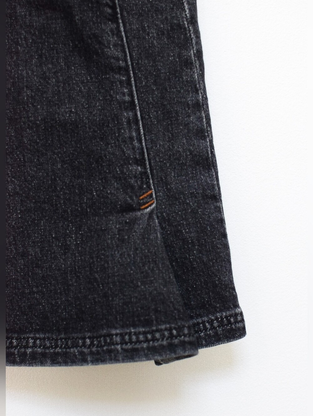Anthropologie Pilcro Denim Mini Skirt Black Side Pleat Size 6 Y2K Boho Summer - Picture 6 of 10